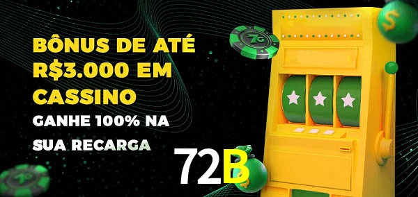 72B melhor bônus de depósito